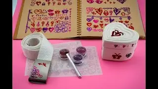 GLITZA™ - DIY - Glitza Art ~ Little Love 80 Designs - Red Heart Mask Art