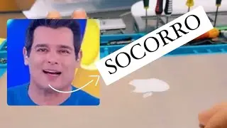 MACBOOK DO CELSO PORTIOLLI PAROU DE LIGAR. RECEBI UM PEDIDO DE AJUDA 😖🧙‍♂️