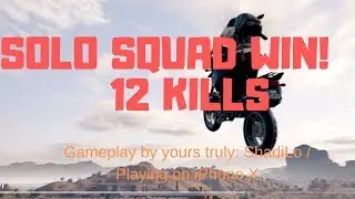 EPIC SOLO SQUAD PUBG mobile WIN!!!