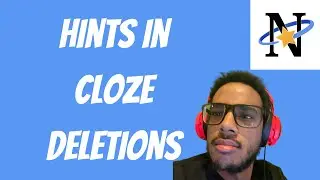 Anki Tutorial - Add Hints in Cloze Deletions With Notion to Anki