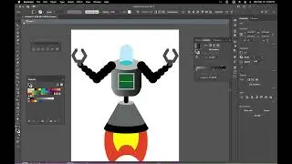 Torso Gradients - Creating a robot in Illustrator part 10
