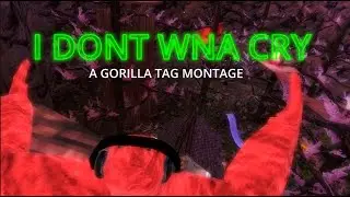 I DONT WNA CRY - Gorilla Tag Montage