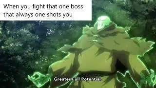 When you fight that one boss in a MMO