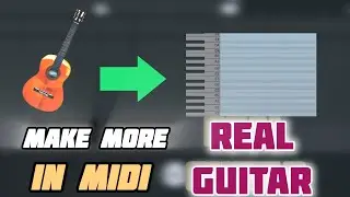 How to do Strumming on Guitar|How to make guitar strumming in midi