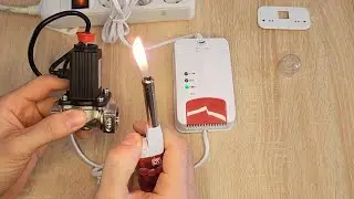 Instalare senzor de gaz cu două funcții
