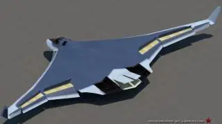 ПАК ДА   5М Manta Летающее крыло