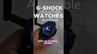 Deauther in a G-Shock Costom made #electronics #cybersecurity #tech #innovation #network #education