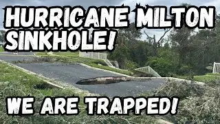 AFTERMATH of Hurricane Milton! / We are stuck in our neighborhood