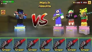Pixel Gun 3D - Random Duel #4 - Anti-Champion Rifle My Favorite Sniper BEST