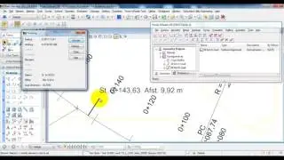 InRoads_Tracking stations along a horizontal alignment