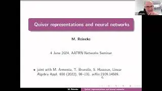 Markus Reineke (6/4/2024): Quiver representations and neural networks