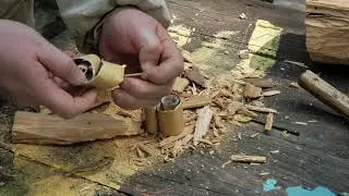 Работа с дымарем