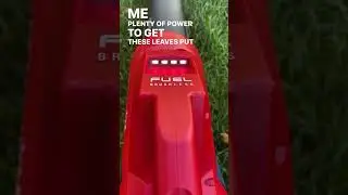 Fall Leaf Cleanup Milwaukee M18 Blower and Mower Combo! @MilwaukeeTool #nothingbutheavyduty