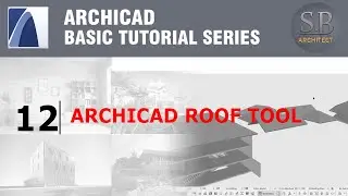 Archicad Basic Tutorial 12 - How to make roof