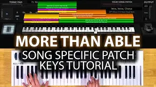 More Than Able - MainStage patch keyboard tutorial- Elevation Worship