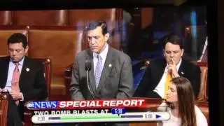 Man at Capital Building Laughs at Boston Marathon victims