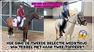 HOE GING TESSEL HAAR TWEEDE SELECTIE WEDSTRIJD??😱🤩🦄 #joanneneidhoferhorses #vlog373