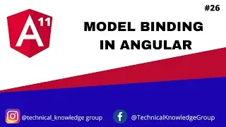 Angular 11 - How to model bind in Angular 11 