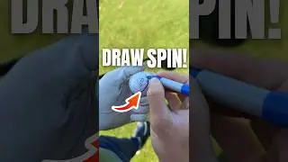 VISUALISE DRAW SPIN using this WEIRD driver hack! #golf #golfswing #golftips #alexelliottgolf #tip