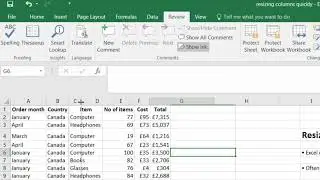 How to Resize Excel Columns and Rows Quickly