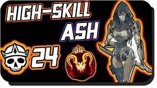 24 Kills 5k Damage High-Skill Ash Gameplay - Apex Season 22 (Controller Gameplay)