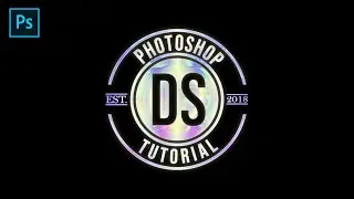 HOLOGRAPHIC LOGO DESIGN IN PHOTOSHOP | PHOTOSHOP EFFECT | PHOTOSHOP TUTORIAL