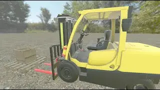Invenza Forklift handling procedure VR simluted experience
