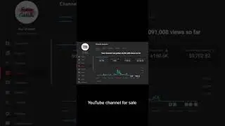 Youtube Monetized Channel For Sale With Millions of Views Monthly