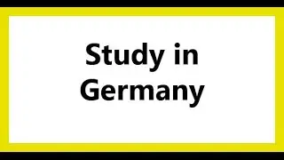 الدراسة في المانيا Study in Germany