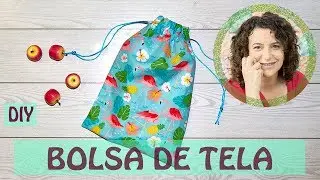 BOLSA de TELA MULTIUSOS y ECOLÓGICA. Hazla de forma fácil  (NIVEL PRINCIPIANTE)