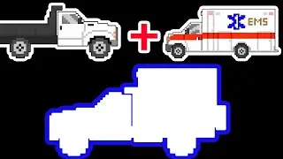 Flatbed Dump Truck + Ambulance | Emergency Vehicles | Street Vehicles | Mashup Vehicles |
