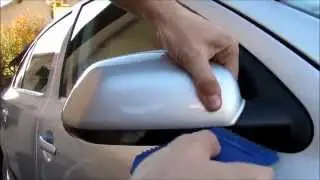 Changing indicator light from side mirror Skoda Octavia 2, audio: English