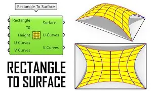 Grasshopper Script (Rectangle to Nurbs Surface)