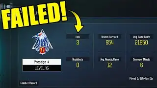 Master Prestige No Kills...Failed.
