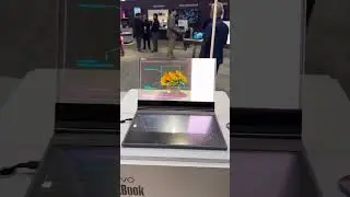 Lenovo показала прототип ноутбука с прозрачным дисплеем