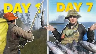 I Survived a WEEK as a Fisherman! - DayZ