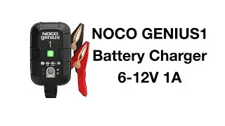 NOCO GENIUS 1 - Battery Charger and Trickle Charger Unbox and Charging