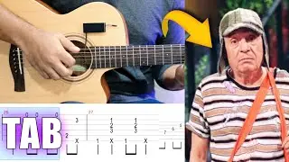 Como Tocar a MÚSICA do CHAVES no Violão - Tutorial Fácil (ABERTURA)