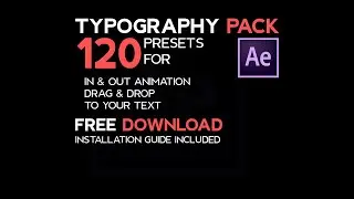 Typography Pack for After Effects | Kinetic Typography | After Effects Tutorials | Typography