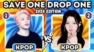 [KPOP GAME] ✨IMPOSSIBLE SAVE ONE DROP ONE KPOP 2024 EDITION✨ [35 ROUNDS]