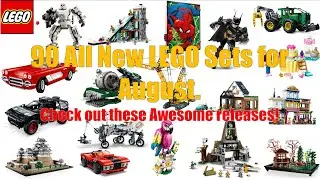 All New Lego sets releasing August 2023. More than 90 sets!