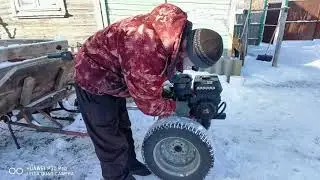 Заводим Мотоблок Патриот в МИНУС -25!