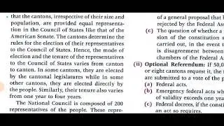 Swiss Constitution