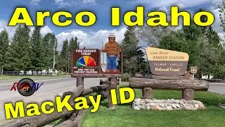 Arco Idaho US 93 North to Mackay Idaho