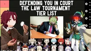 The Characters Defending You In Court Tier List Genshin Impact Lawyer Edition