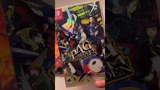 Unboxing switch games Persona 4 Golden San Diego comicon foil #nintendo #nintendoswitch #videogames