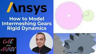 ⚙️ ANSYS Tutorial | Rigid Dynamics | Intermeshing Gears, Revolute Joints & Joint Load Actuator