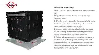 13-channels Anti Drone System shielding device VJX8 13 Channels Anti UAV Defense System