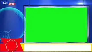 Green Screen Breaking News Berita Video Background