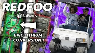 REDFOO's 48V EAGLE 2 Lithium Conversion from BigBattery | Party Rockin' with @solarrolla